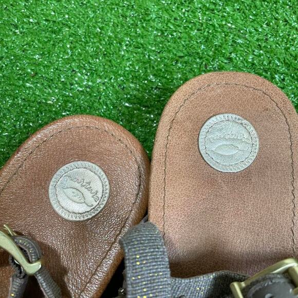 Nurture Women’s 8M Sandals Gems Comfort Brown Slip On Strappy Adjustable - Picture 5 of 8